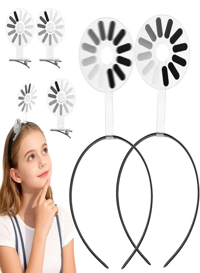 Simple polymer 5 Pcs Brain Loading Headband Creative Headbands Loading Hairpins for Women's Hair Accessories - Image 1
